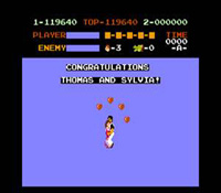 Kung-Fu sur Nintendo Nes